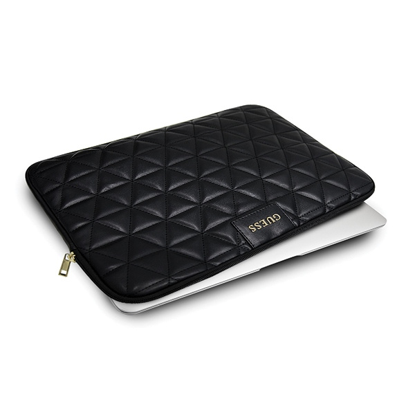 Guess Sleeve GUCS13QLBK 13" czarny/black Quilted