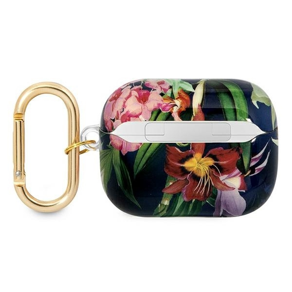 GUESS GUAPHHFLB AIRPODS PRO COVER BLUE/BLUE FLOWER STRAP COLLECTION