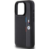Etui BMW Perforated Tricolor Line na iPhone 15 Pro Max - czarne