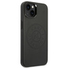 KARL LAGERFELD KLHCP14SFWHK IPHONE 14 / 15 / 13 6,1" HARDCASE CZARNY/BLACK LEATHER PERFORATED LOGO