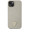 Guess GUHCP15SPCRTHCD iPhone 15 / 14 / 13 6.1" złoty/gold hardcase Croco Triangle Metal Logo