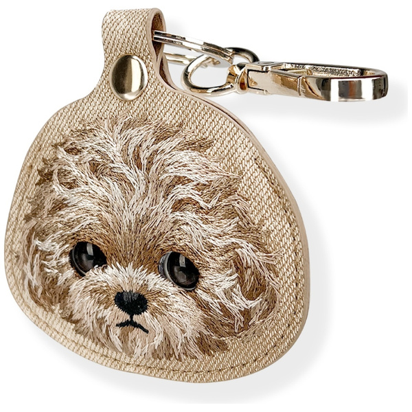 Etui na lokalizator / brelok Nimmy New   Big Eyed Pet 2.0 Dog brązowy