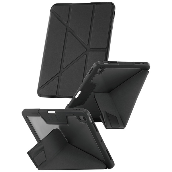 Etui Care by PanzerGlass Y fold do iPad  Air 11" (2024/2025) czarny