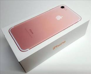 IPHONE 7 ROSE GOLD BOX  A++