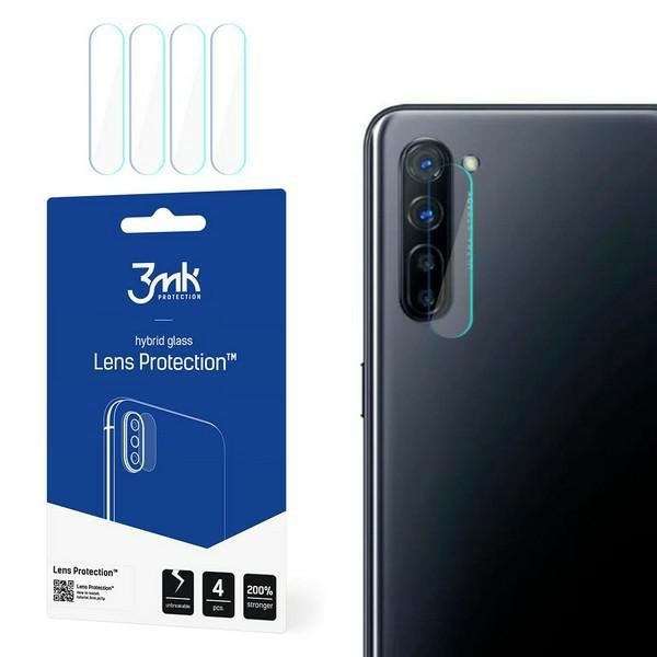 SZKŁO HYBRYDOWE 3MK FLEXIBLE GLASS LENS PROTECT OPPO RENO 3 NA APARAT 4 SZT.
