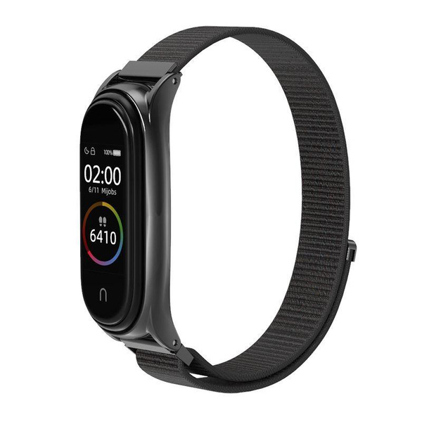 TECH-PROTECT NYLON XIAOMI MI SMART BAND 5/6/6 NFC BLACK