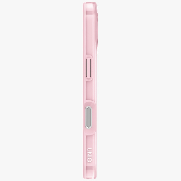 Etui UNIQ Clario do iPhone 17 Magclick   Charging różowy