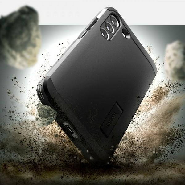 Etui Spigen Tough Armor na Samsung Galaxy S22 - czarne