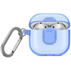 Etui UNIQ Glase Pro do AirPods 4 Lock    Case niebieski
