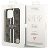 Guess GUHMP13XP4RPSW iPhone 13 Pro Max6.7" brązowy/brown hardcase 4G Printed Stripes MagSafe