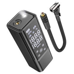 Kompresor samochodowy bezprzewodowy Hoco 5000mAh ZP7 czarny