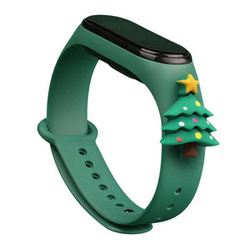 XMAS SILICONE CHRISTMAS BAND FOR XIAOMI MI BAND 6 / MI BAND 5 CHRISTMAS TREE 1
