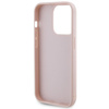 Guess GUHCP15XPSQSQSP iPhone 15 Pro Max 6.7" różowy/pink hardcase Quilted Metal Logo