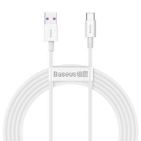 Baseus kabel Superior USB - USB-C 2,0 m biały 66W