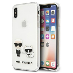 KARL LAGERFELD KLHCI65CKTR IPHONE XS MAX HARDCASE TRANSPARENT KARL & CHUPETTE