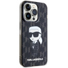 KARL LAGERFELD KLHCP15XHNKMKLK IPHONE 15 PRO MAX 6.7 "BLACK/BLACK HARDCASE MONOGRAM ICONIK