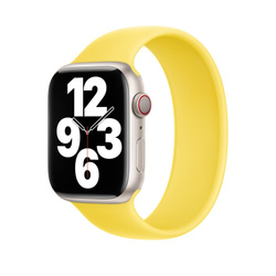Apple Opaska APPLE WATCH STRAP SOLO SILIKONOWY PASEK DO APPLE WATCH MQW43ZM/A 44MM/45MM/46MM/49MM SIZE 5 CANARY YELLOW ORYGINALNA PLOMBA