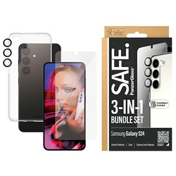 SAFE by PanzerGlass Sam S24 S921 Bundle 3in1 Hardcase + Screen Protector + Camera Lens BSAFE95672