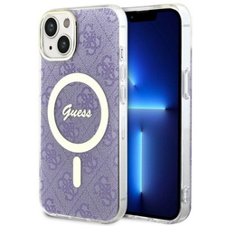 GUESS GUHMP14MH4STU IPHONE 14 PLUS / 15 PLUS 6.7 "PURPLE / PURPLE HARDCASE 4G MAGSAFE