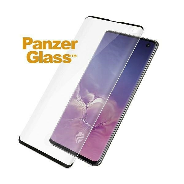 PanzerGlass Curved Super+ Samsung S10 G973 Case Friendly Finger Print czarny/black