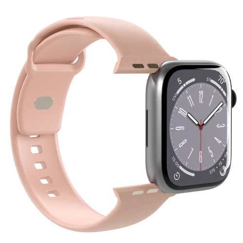 PURO ICON Apple Watch Strap 4/5/6/7/SE/8/9/10 40/41/42mm (S/M & M/L) (Dusty Pink)