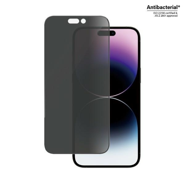 PanzerGlass Ultra-Wide Fit iPhone 14 Pro Max 6,7" Privacy Screen Protection Antibacterial P2774