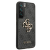 GUESS GUHCS22S4GMGGR S901 S22 SZARY/GREY HARDCASE 4G BIG METAL LOGO