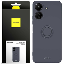 Spacecase Etui Silicone Ring Redmi 13C 4G / Poco C65 black