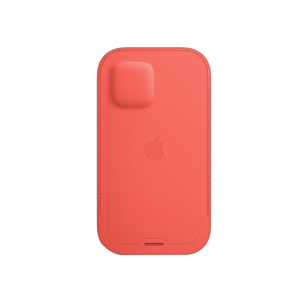 APPLE LEATHER SLEEVE  MHYA3ZM/A CASE PINK CITRUS IPHONE 12 / 12 PRO WITHOUT PACKAGING