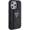 Guess GUHCP15LPGS4TDK iPhone 15 Pro 6.1" czarny/black hardcase Grip Stand 4G Triangle Strass