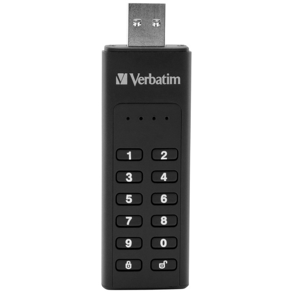Dysk zewnętrzny Verbatim Keypad Secure   USB 3.2 Gen 1 32GB czarny 49427