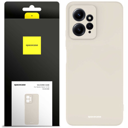 Spacecase Etui Silicone Case Redmi Note 12 4G bone