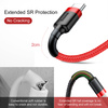 Kabel Baseus Cafule USB-A / USB-C QC 3.0 3A 0.5 m - czerwony