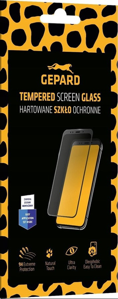 Szkło hartowane GEPARD Edge Full Glue Black