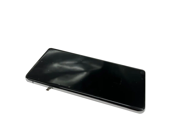 Wyświetlacz + dotyk do Samsung Galaxy S21 Ultra z ramką SOFT OLED SILVER