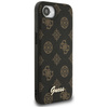 Etui Guess Peony Script Logo MagSafe do  iPhone 16e czarny