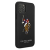 Etui U.S. Polo Assn. Embroidery Collection na iPhone 12 / iPhone 12 Pro - czarne