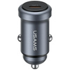 Ładowarka samochodowa USAMS CC321        Aluminium 30W PD USB-C tarnish
