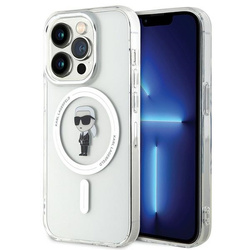 KARL LAGERFELD KLHMP15LHFCKNOTNOT IPHONE 15 PRO 6.1 "TRANSPARENT HARDCASE IML IKONIK MAGSAFE