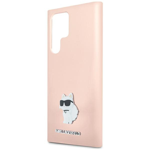 KARL LAGERFELD KLHCS24LSMHCNPP S24 ULTRA S928 PINK/PINK SILICONE CHOUPETTE METAL PIN