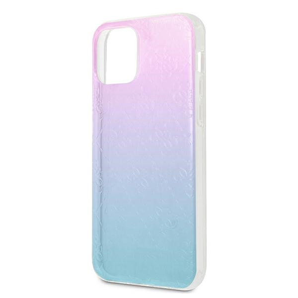 Guess GUHCP12L3D4GGBP iPhone 12 Pro Max6,7" niebiesko-różowy/blue&pink hardcase 4G 3D Pattern Collection