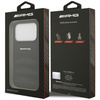 Etui AMG Leather Debossed Lines Logo do  iPhone 17 Pro czarny