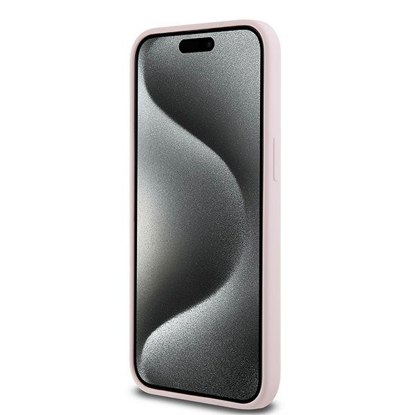 KARL LAGERFELD KLHMP15LSCMKCRHP IPHONE 15 PRO 6.1" RÓŻOWY/PINK HARDCASE SILICONE KARL & CHOUPETTE MAGSAFE