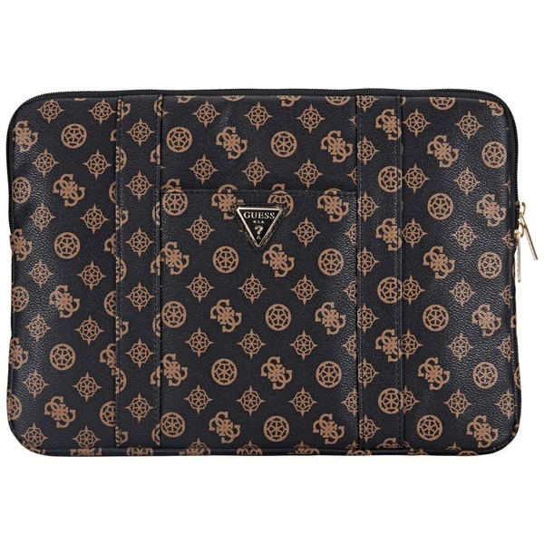 Torba Guess Sleeve 14" Peony Pocket      Triangle czarny
