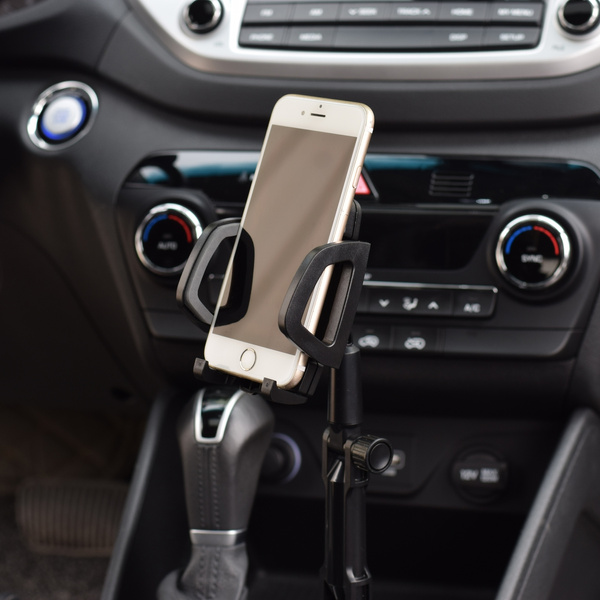 SMARTPHONE CAR HOLDER FOR CUP HOLDER BLACK
