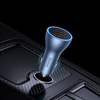 Baseus Golden Contactor Pro car charger USB-A + 2x USB-C 65W dark gray (CGJP010013)