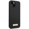 Guess GUHMP14MSBPLK iPhone 14 Plus/ 15 Plus 6.7" czarny/black hard case Silicone Logo Plate MagSafe