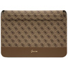 Guess Sleeve GUCS14PS4SGW 14" brązowy/brown 4G Stripe Metal Logo