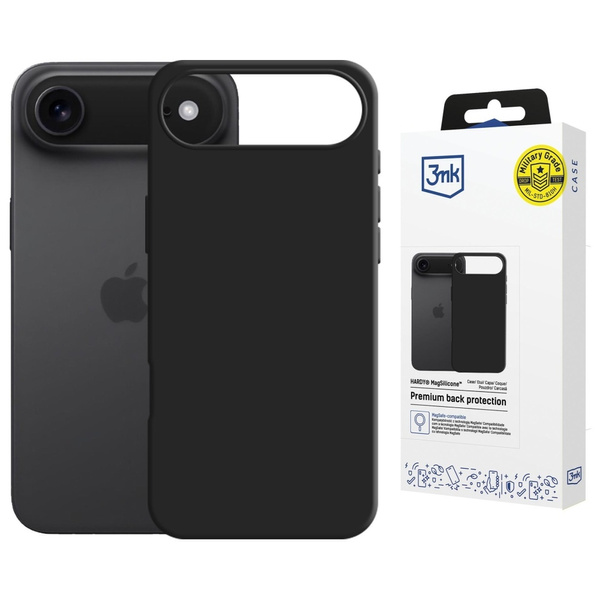 Etui 3MK Hardy MagSilicone do Apple      iPhone 17 Air grafitowy
