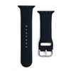 SILICONE STRAP APS SILICONE WATCH BAND ULTRA / 8/7/6/5/4/3/2 / SE (49/45/44 / 42MM) STRAP WATCHBAND BLACK